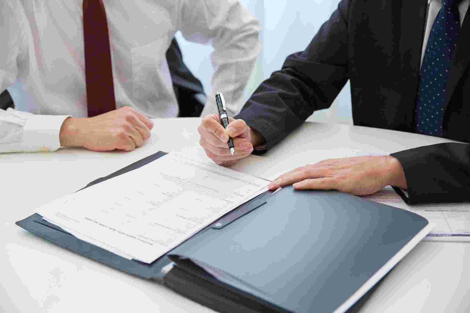 lawyers doing paperwork