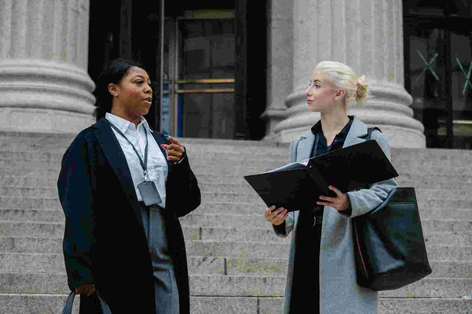 Motorcycle accident lawyers talking